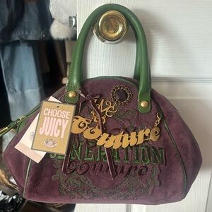 NWT VTG Y2K JUICY VELOUR BOWLER BAG